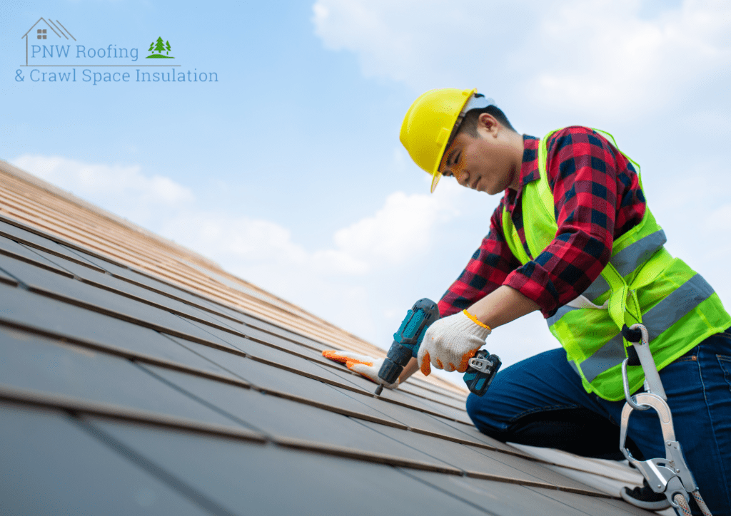 storm damage roof repair Everett WA