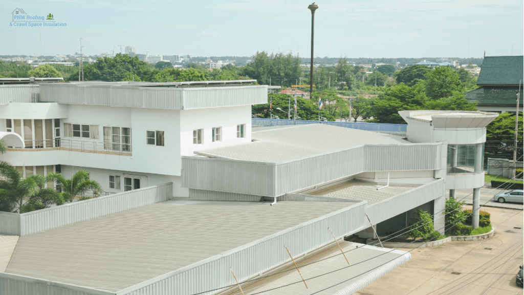commercial roof installation in Everett