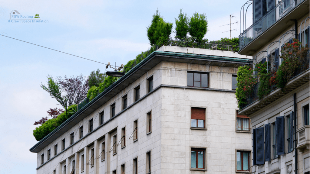 green roof installation in Everett